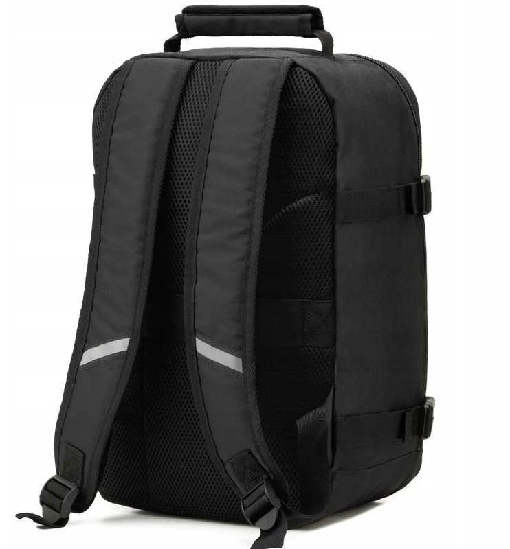 Zagatto Kuprinė į lėktuvą 40x25x20 cm su 6 kišenėmis, juoda