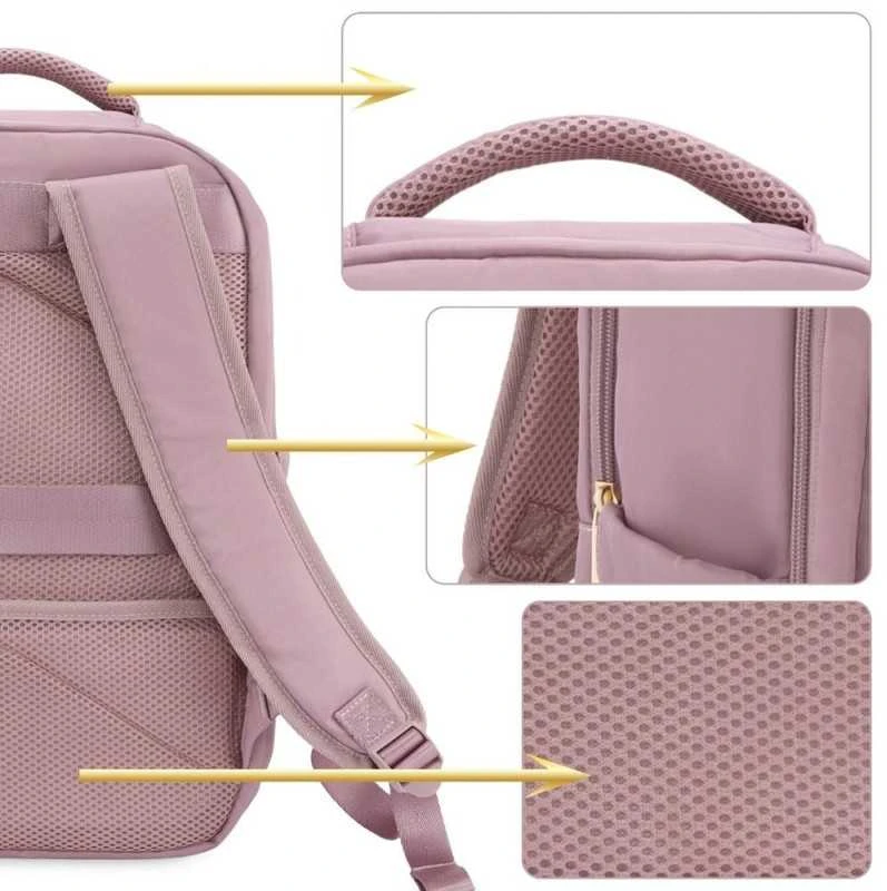 Zagatto Kuprinė lėktuvui 40x30x20 cm, rankiniam bagažui Ryanair / Wizz Air, rožinė