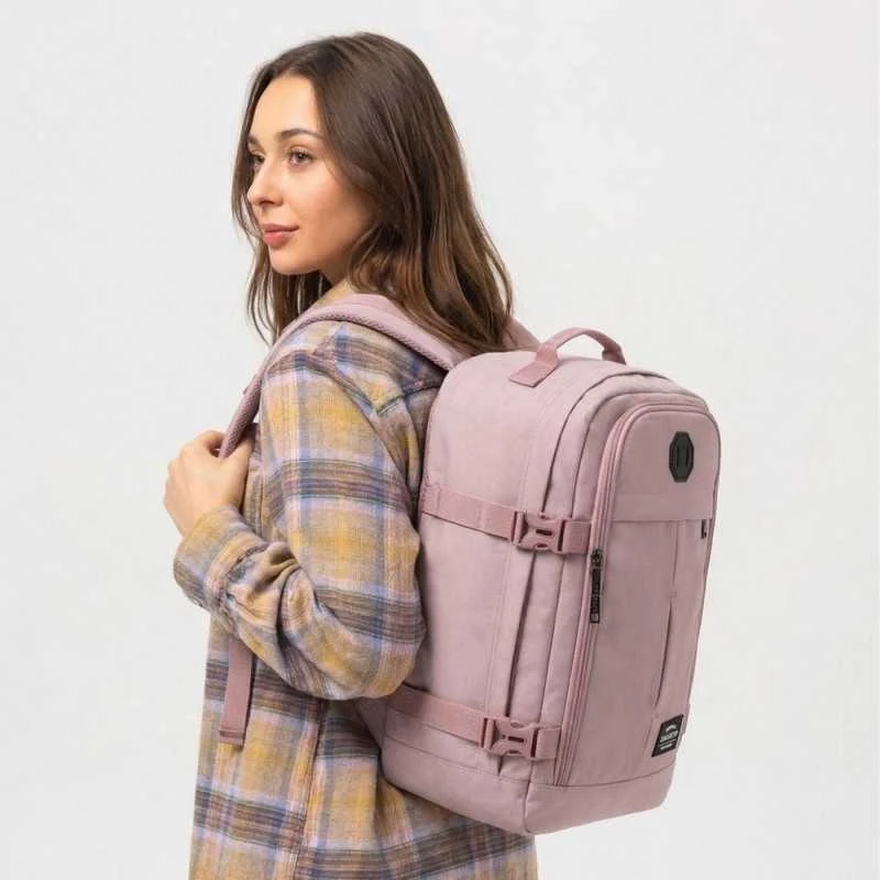Zagatto Lėktuvo kuprinė 40x30x20 cm, tinka Ryanair ir Wizz Air, rožinė