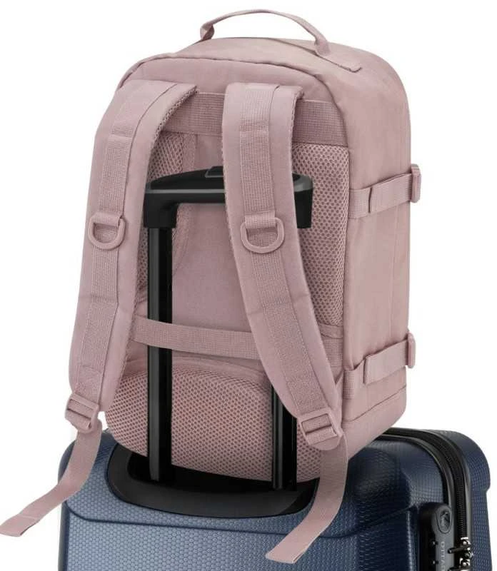 Zagatto Lėktuvo kuprinė 40x30x20 cm, tinka Ryanair ir Wizz Air, rožinė