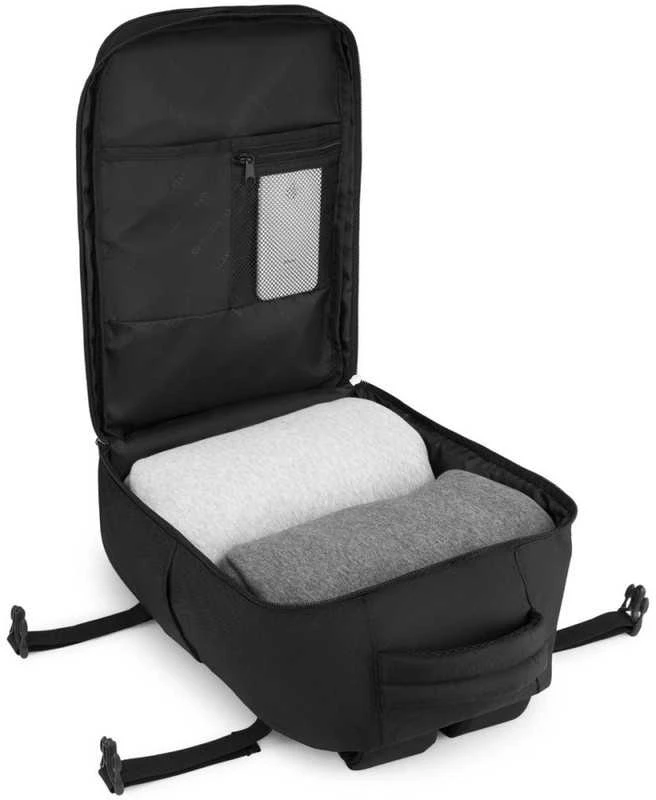 Zagatto Lengva rankinio bagažo kuprinė 40x25x15 cm, tinkama Ryanair ir Wizz Air, juoda