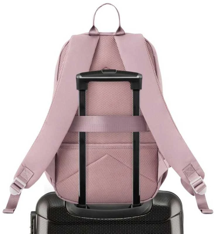Zagatto Moteriška kelioninė kuprinė 40x25x20 cm, tinkama Ryanair ir Wizz Air rankiniam bagažui, rožinė