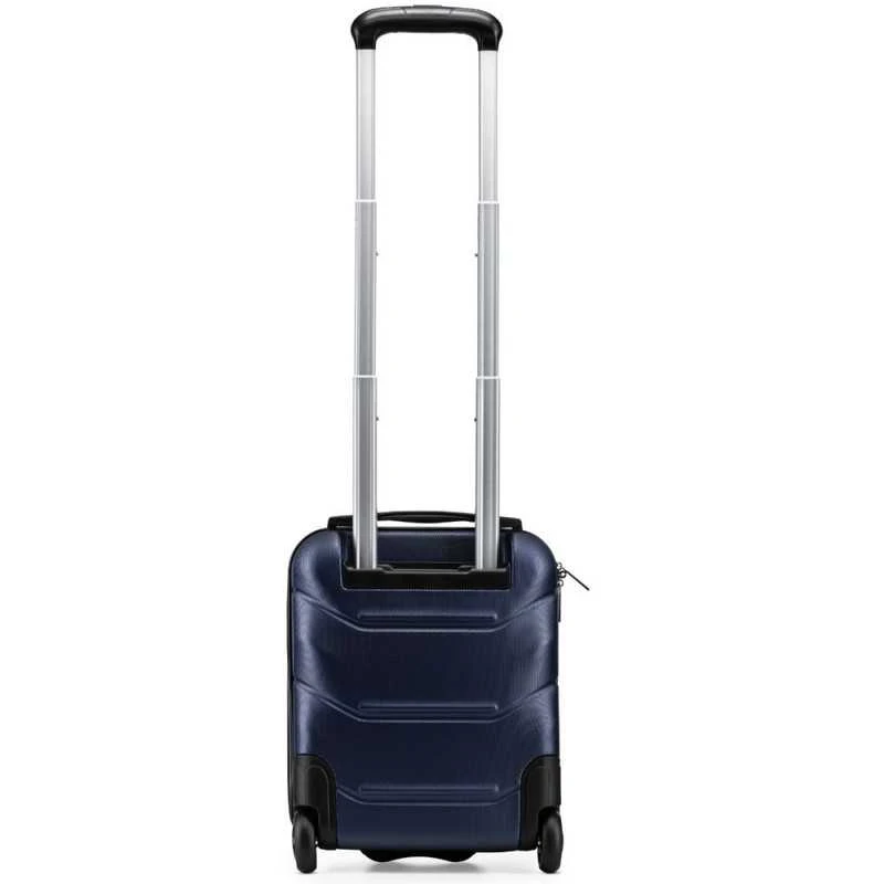 Kelioninis Zagatto Rankinio bagažo lagaminas su ratukais 40x30x20 cm, tinkamas Wizz Air, tamsiai mėlyna