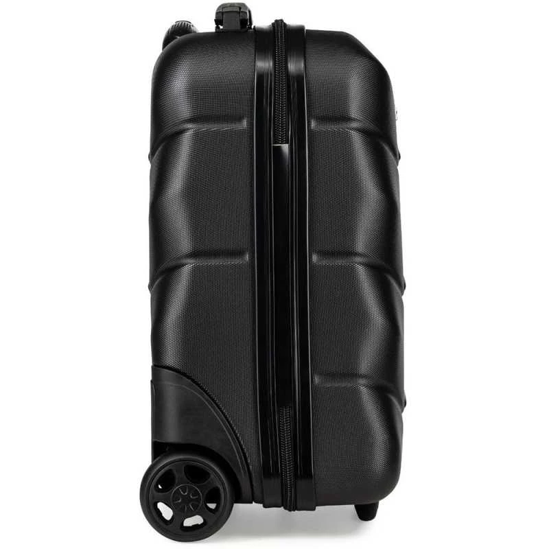 Kelioninis Zagatto Rankinio bagažo lagaminas su ratukais 40x30x20 cm, tinkamas Wizz Air, juoda