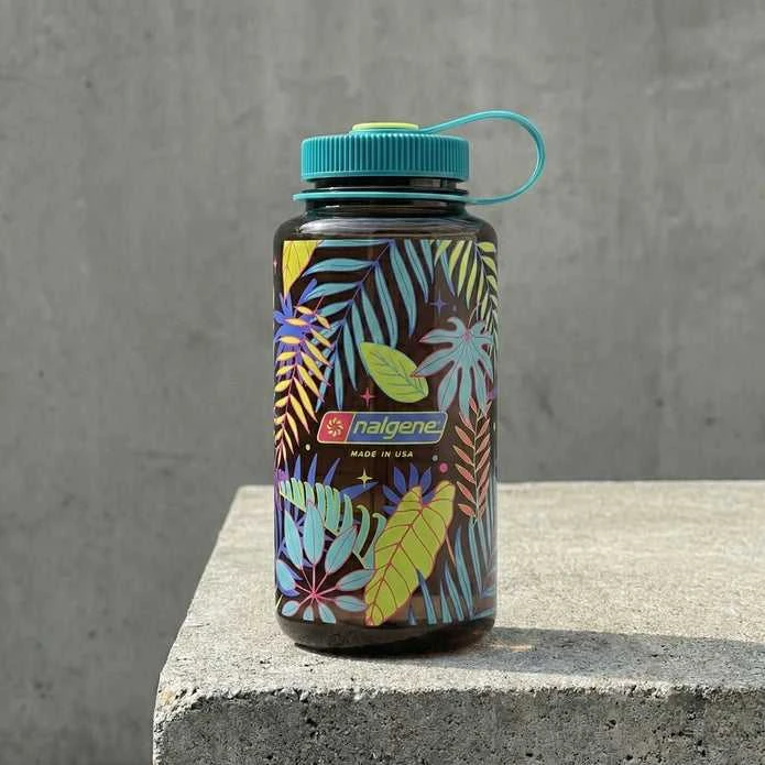 Nalgene Buteliukas Wide Mouth 1 l Botaniniai paparčiai