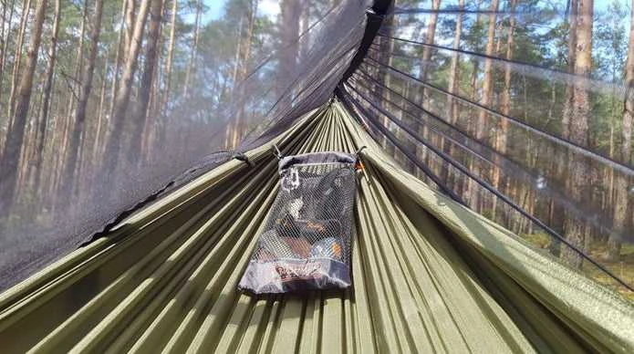 Bushmen džiunglių hamakas su tinkleliu nuo vabzdžių 650g