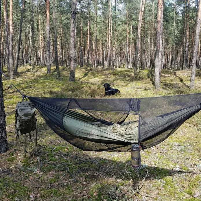 Bushmen džiunglių hamakas su tinkleliu nuo vabzdžių 650g