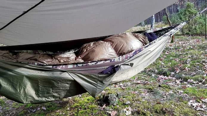 Bushmen Thermo Blanket / Thermo Ponco / Hammock Quilt Olive 750g