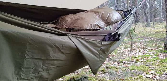 Bushmen Thermo Blanket / Thermo Ponco / Hammock Quilt Olive 750g