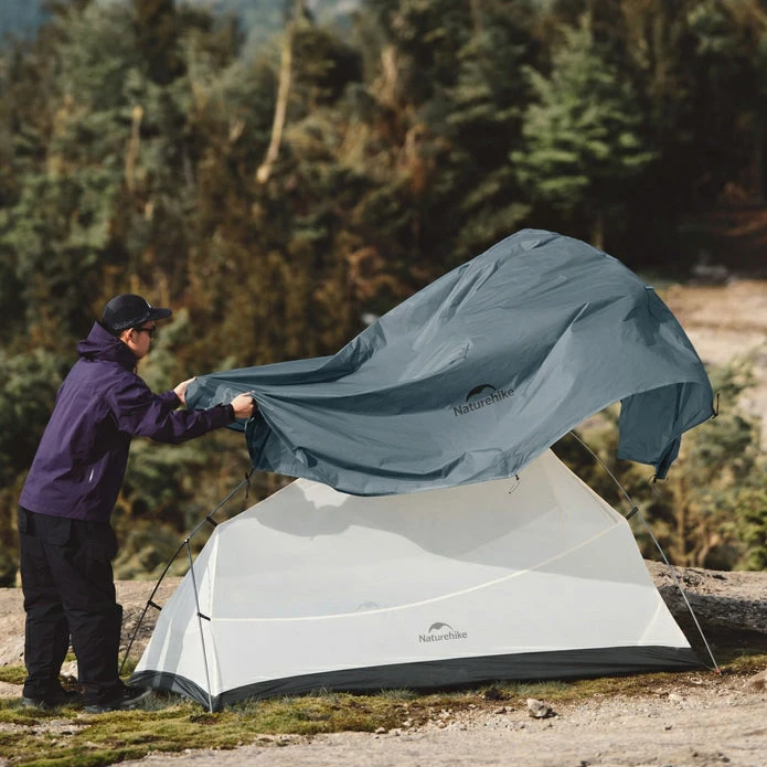 Palapinė cloud up 1 pro 20d cnk2350ws020-navy mėlynas NATUREHIKE