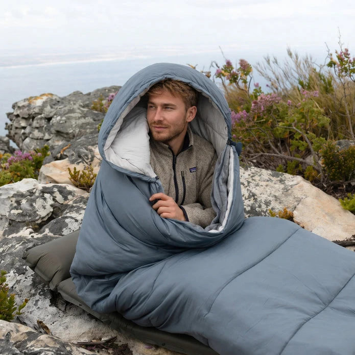 Miegmaišis Naturehike su gobtuvu, tuščiaviduris medvilninis HU250, dešininis užtrauktukas, 1,7kg
