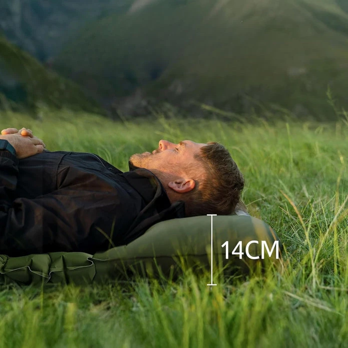 NAH Čiužinys FC01 viengulė pagalvė CNK2550WS020-army žalias NATUREHIKE