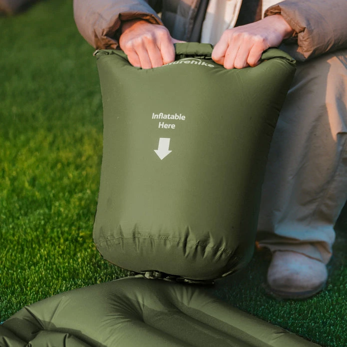 NAH Čiužinys FC01 viengulė pagalvė CNK2550WS020-army žalias NATUREHIKE