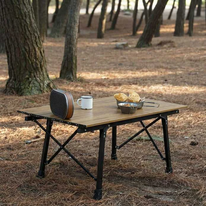 Turistinis stalas mw03 teleskopinis stalas riešutmedžio spalvos nh19z003-d NATUREHIKE