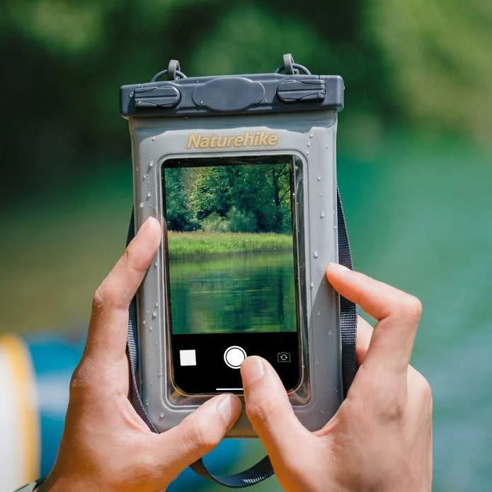 Telefono dėklas Naturehike vandeniui atsparus plūduriuojantis dizainas skaidrus