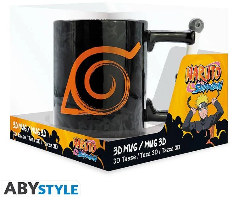 Abysse Corp ABYstyle Naruto Shippuden Konoha Kunai 3D puodelis | 460 ml