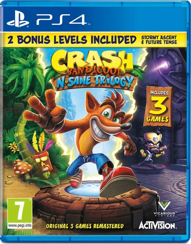 „Activision Crash Bandicoot“ – „N'Sane Trilogy Remastered V2“ (IT)