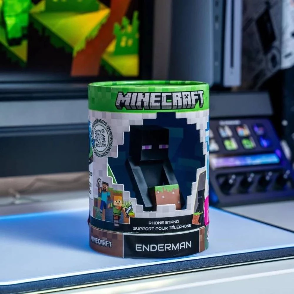 Holdems Minecraft Enderman Kabelių Vaikinai Mini Įrenginio Laikiklis ir Telefono Stovas 12cm
