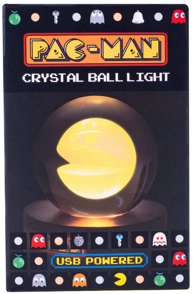 Fizz Creations PAC-MAN krištolinio rutulio šviesa
