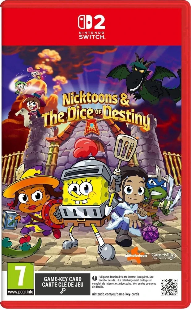 Game Mill Nicktoons ir likimo kauliukai