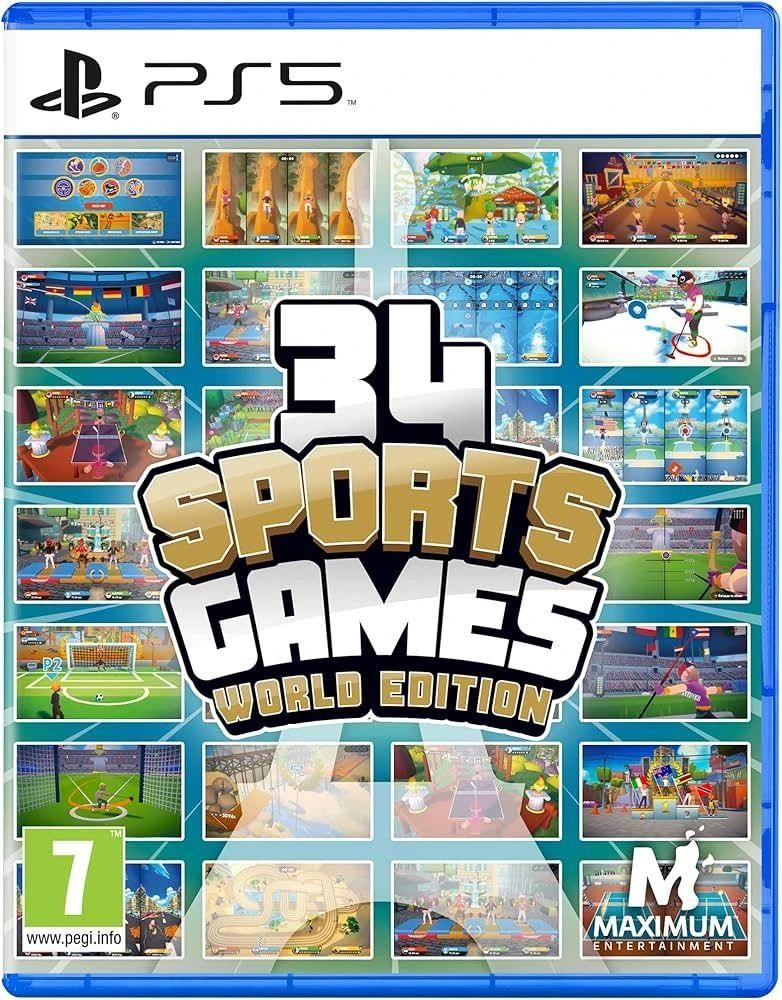 Maximum Games 34 sporto žaidimai – pasaulinis leidimas – PlayStation 5