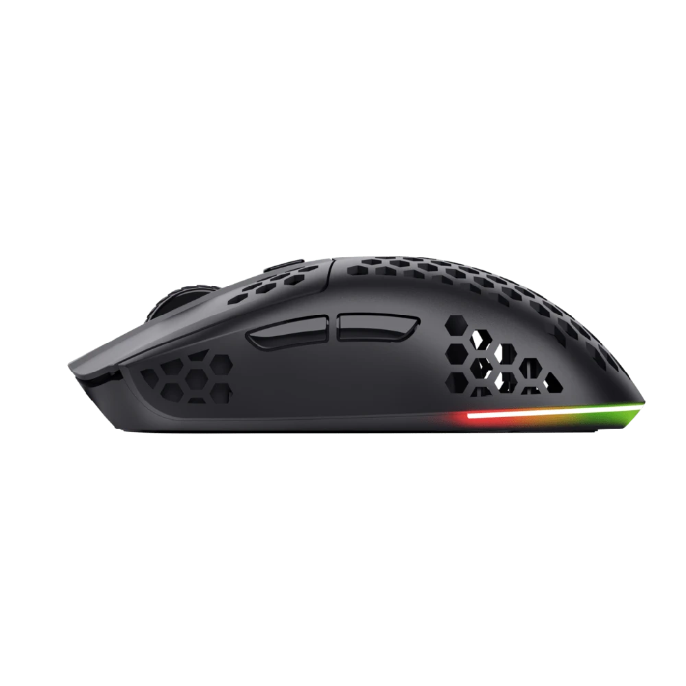 Belaidė žaidimų pelė Trust GXT 929 HELOX, juoda