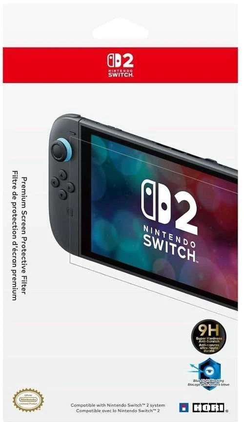 HORI - ekrano apsauginis filtras, skirtas Nintendo Switch 2 - skaidrus