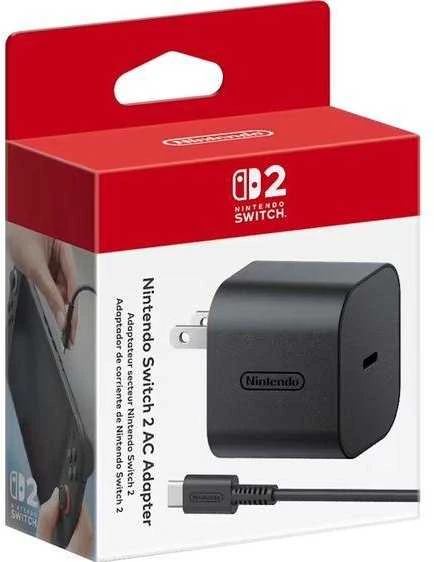 „Nintendo Switch 2“ kintamosios srovės adapteris