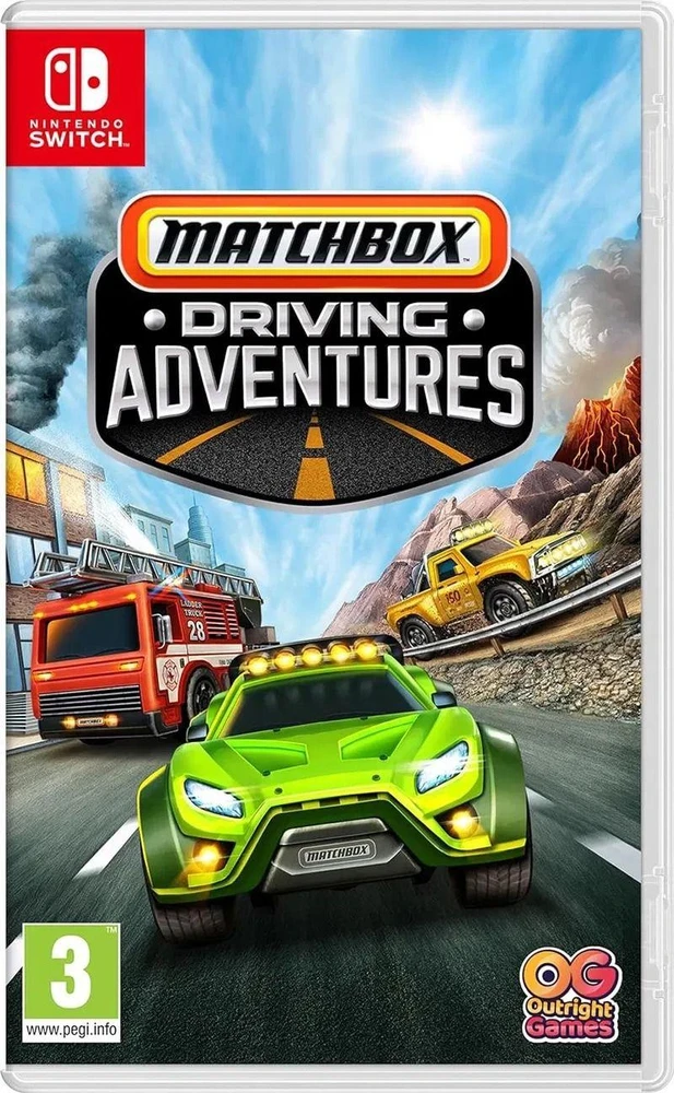 Outright Games Degtukų dėžutės vairavimo nuotykiai – jungiklis Nintendo
