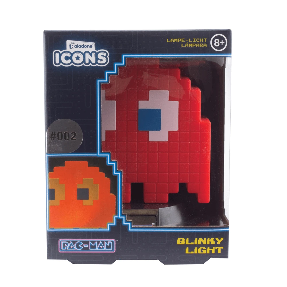 Paladone PacMan Blinky ICON lempa 10cm