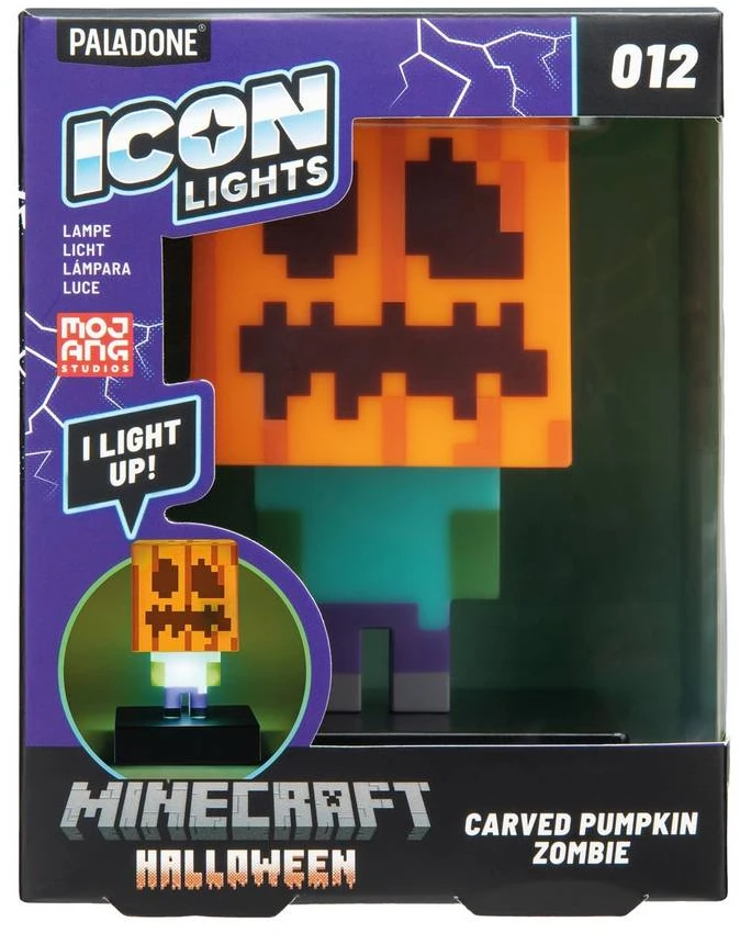 Paladone MINECRAFT - Zombie Jack Icon lempa