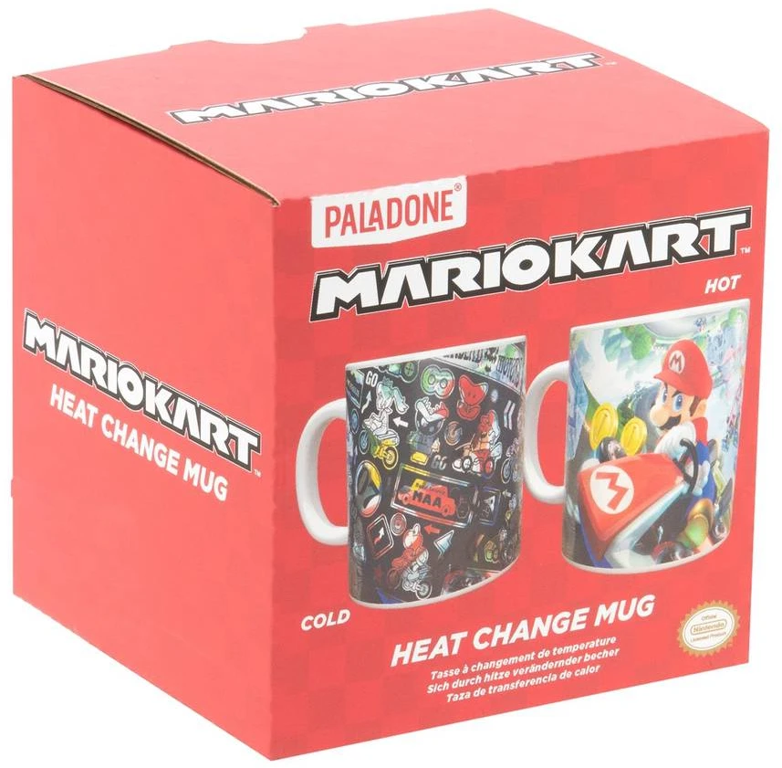 Paladone Super Mario MarioKart šilumos mainų puodelis