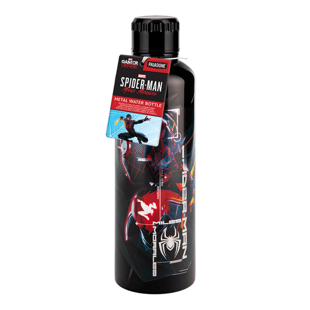Paladone Spider-Man Metal metalinė gertuvė - Miles Morales | 500ml