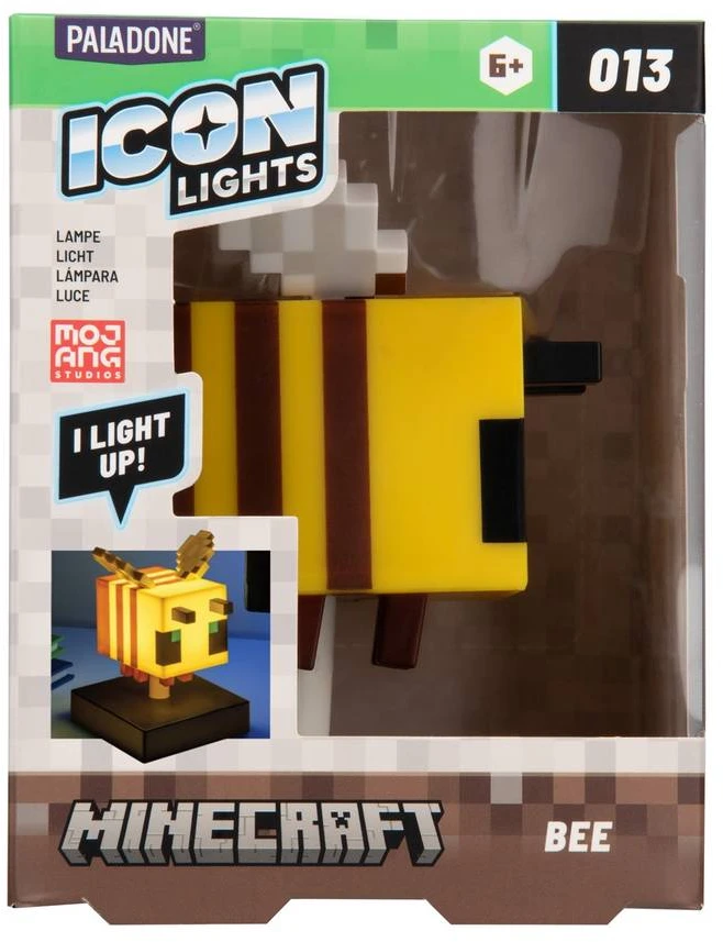 Paladone Minecraft Bee Icon Lempa