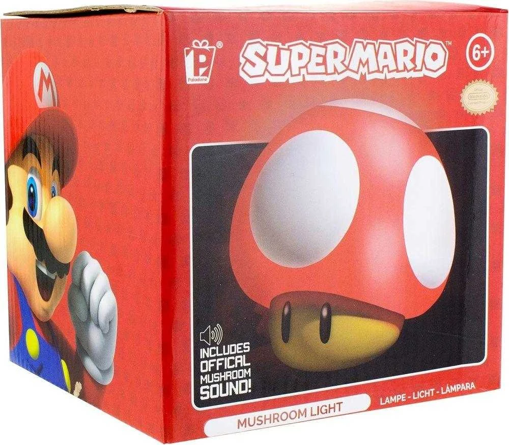 Paladone Super Mario Mushroom lempa 10cm