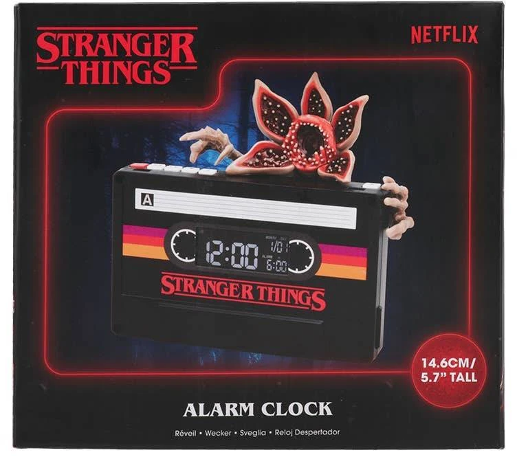 Paladone Stranger Things 5 Demogorgon Cassette Alarm Clock