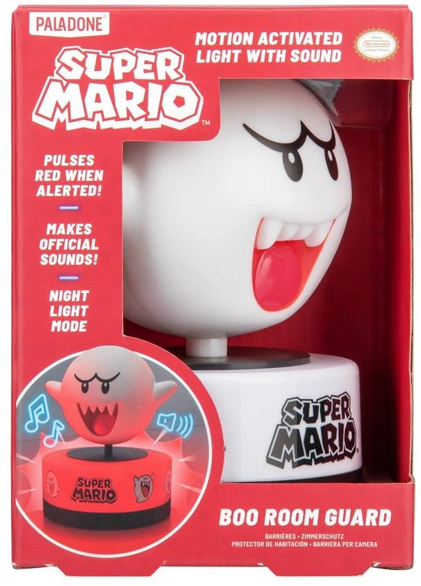 Paladone Super Mario Boo Room Guard Icon lempa