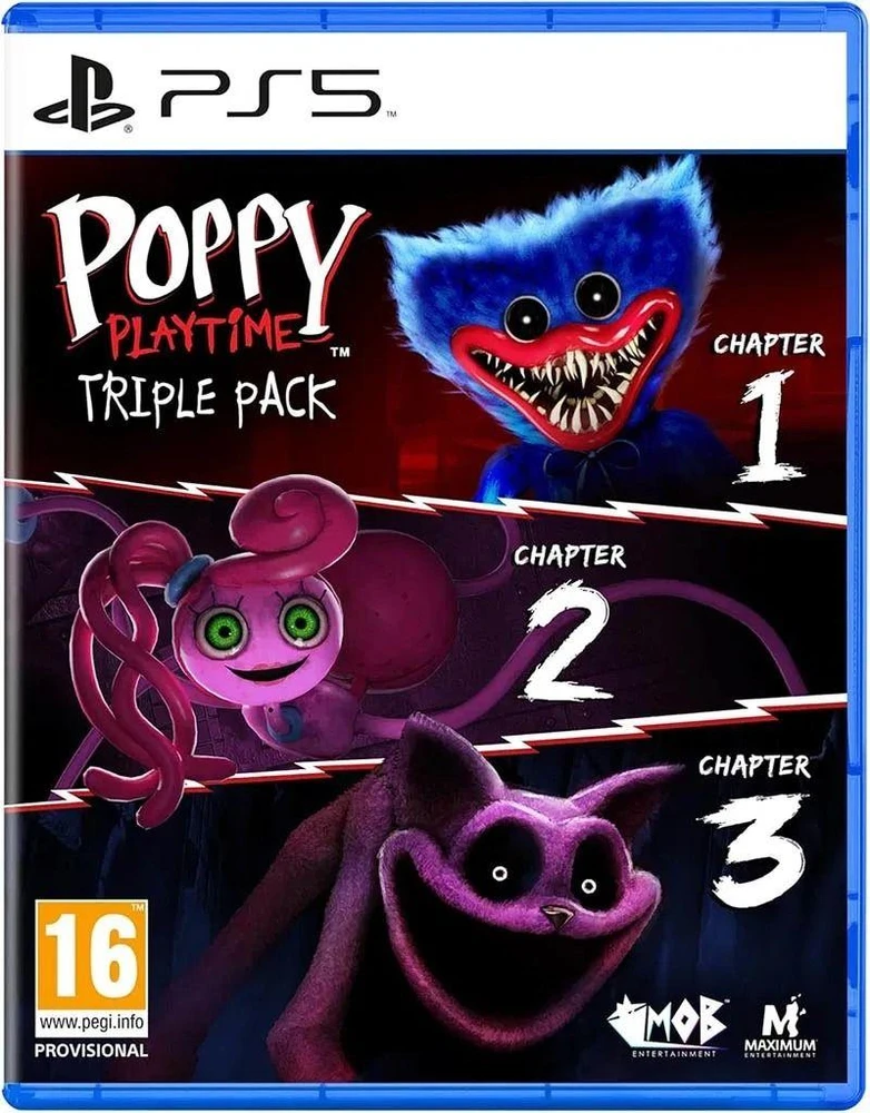 Maximum Games Maksimalus pramogų Poppy Playtime Triple Pack PS5 paketas