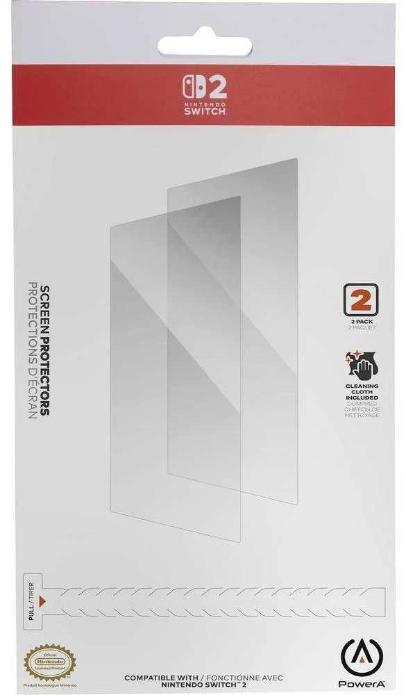 Power A PowerA Apsauginė Nintendo Switch 2 Ekrano Plėvelė (2 vnt.)
