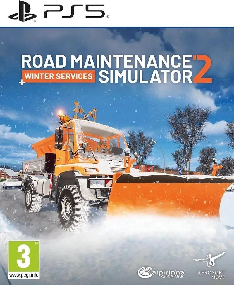 Aerosoft Road Kelių priežiūros simuliatorius 2 – žiemos paslauga – PlayStation 5