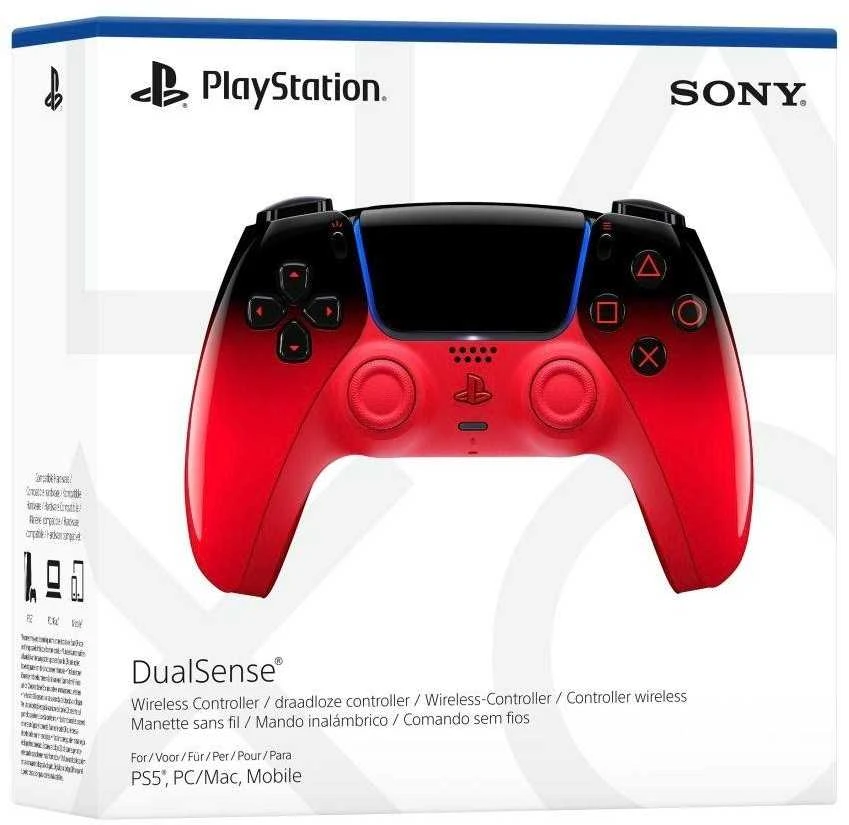 Žaidimų pultelis Sony Dualsense | PS5, PC, MAC ir telefonams | Raudonas
