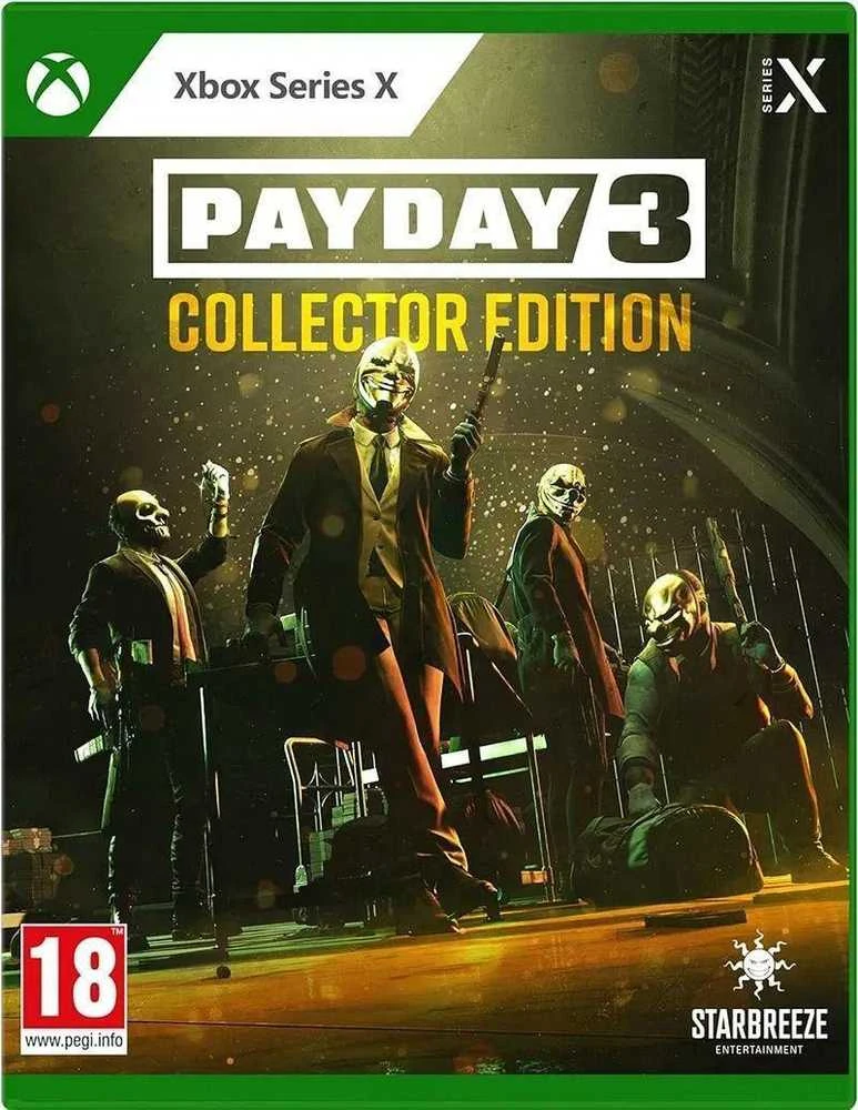 Starbreeze „XBOX Series X“ hra „Payday 3“ kolekcionieriaus leidimas