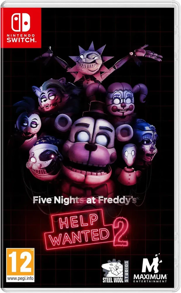 Five „Penkios naktys Freddy's: pagalbos ieškoma 2“ – „Nintendo Switch“
