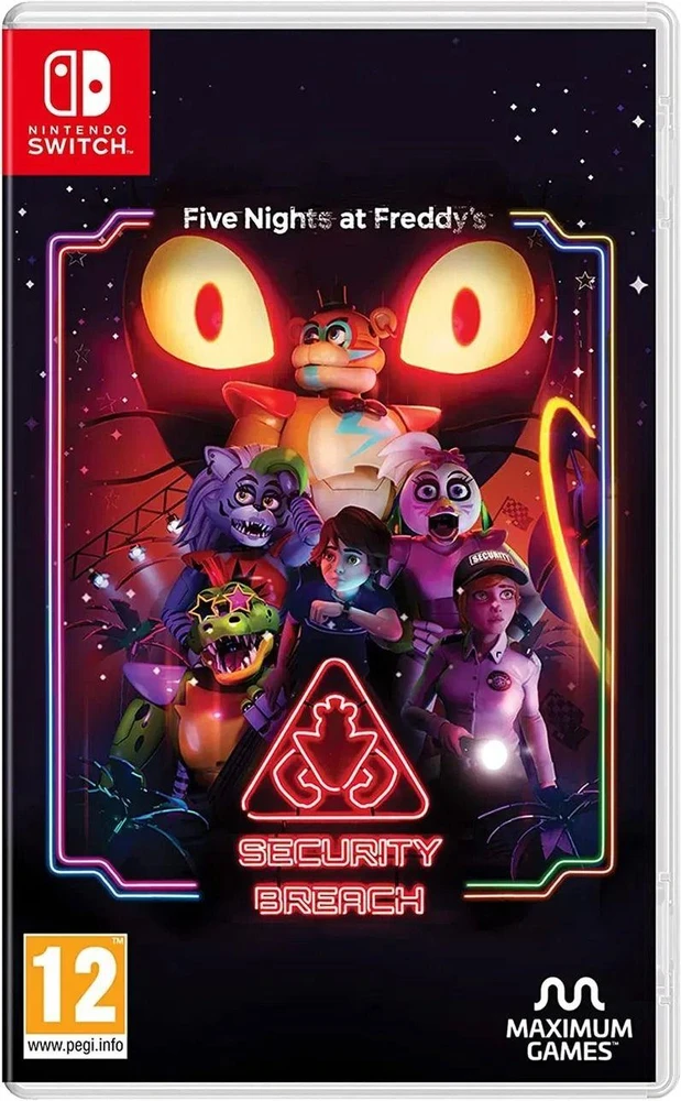 Five „Penkios naktys Freddy's: saugumo pažeidimas“ – „Nintendo Switch“