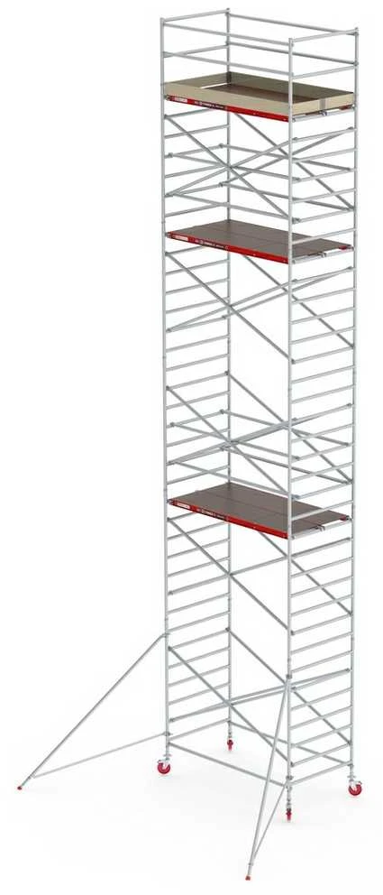 Altrex Mobilus aliuminio bokštelis RS 42 su trikampiu stabilizatoriumi - atrama (12,20 m)
