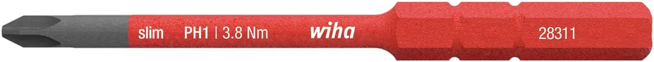Grąžtas Antgalis wiha slim 2831-12 PH1x75 slimVario VDE