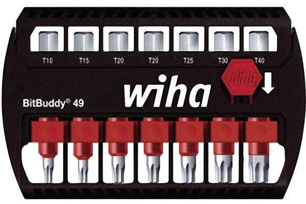 Antgalių rinkinys WIHA BitBuddy MaxxTor 49 mm (7 vnt.)