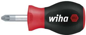 Atsuktuvas Wiha SoftFinish® Phillips, trumpas Stubby(PZ2 x 25x6mm)
