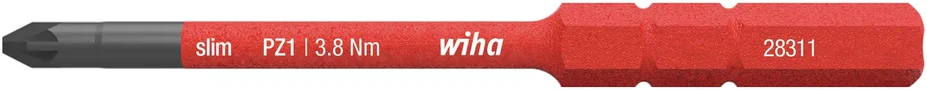 Grąžtas Atsuktuvo antgalis Wiha slimBit VDE PZ1x75