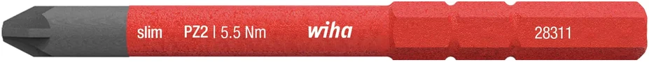 Atsuktuvo antgalis Wiha slimBit VDE PZ2x75
